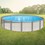 Wilbar 21 x 54" Round Saltwater Above Ground Pool by Azor, Skimmer ONLY Included, No Liner - PAZO2154RRRRRRM10