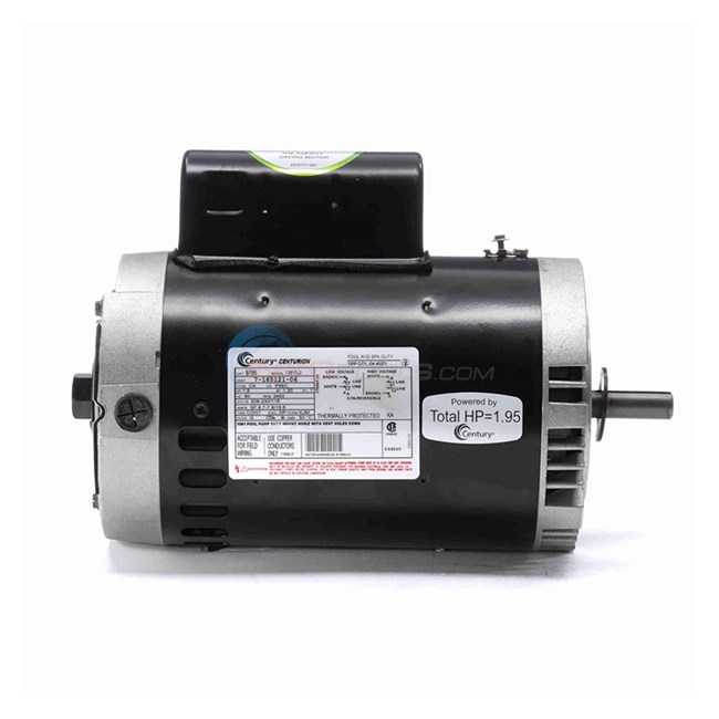 Motor ,Two Compartment C-Face Keyed 1.5HP Sgl Spd 115/230V (SK1152)