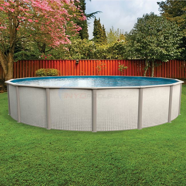 Wilbar 15' x 48"  Round Above Ground Pool by Captiva,  Skimmer ONLY included - PTIB1548SSPSSN1