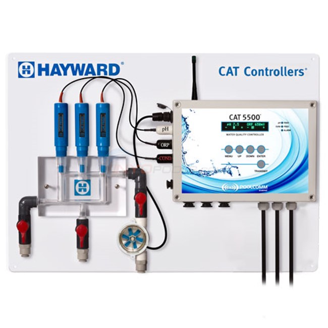 Hayward CAT 5500 Professional Package, Temp/TDS/NACL with WiFi Transceiver - CATPP5500WIFI