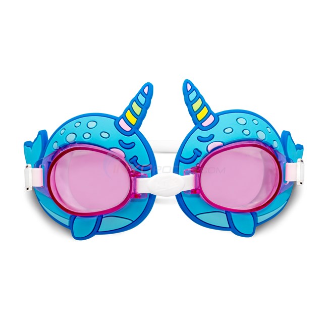 Aqua Leisure TRANSFORM Swim Goggle - Narwhal-Unicorn-Cool Treats - EPG20696S1