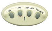 iS4 Spa-Side Remote - Gray - 100'