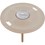Pentair (Swimquip) Skimmer Lid with Thermometer, Tan - L1B