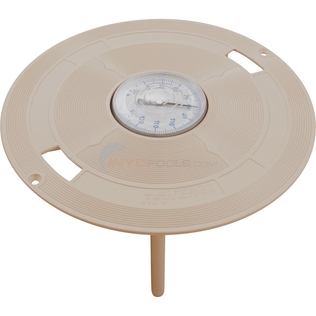 Pentair (Swimquip) Skimmer Lid with Thermometer, Tan - L1B