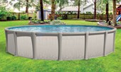 20' x 54" Round Saltwater Above Ground Pool by Matrix, Skimmer Included, No Liner
