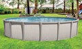 24' x 54" Round Saltwater Above Ground Pool by Matrix, Skimmer Included