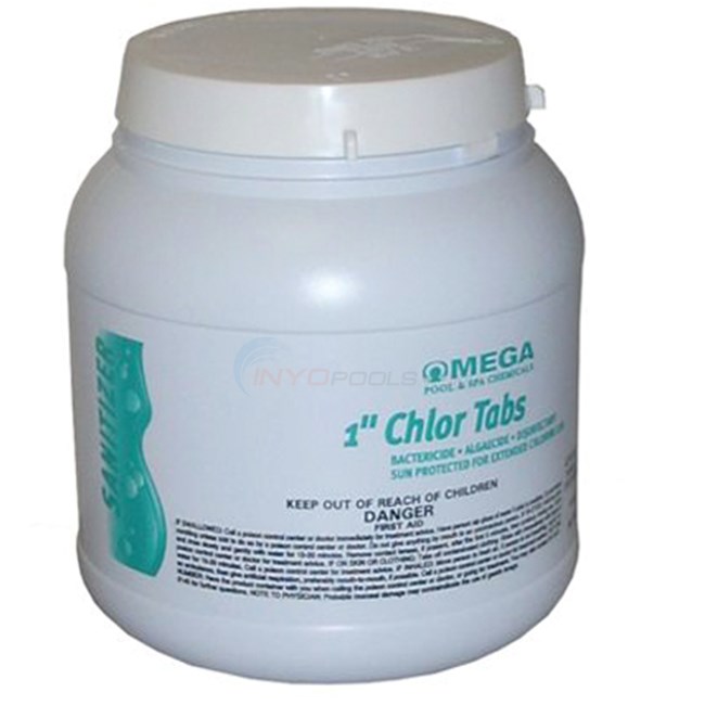 1 Inch Chlorine Tablets 4 Lb. Jar P14002DE