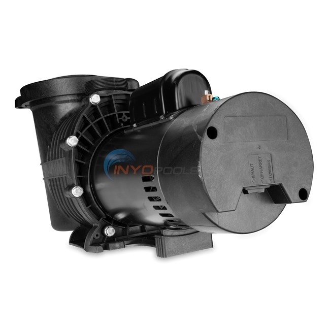Pureline 1 HP Pure Flow Pump, Inground Pool, Dual Speed, 230 Volt, Unions Included - PL1608