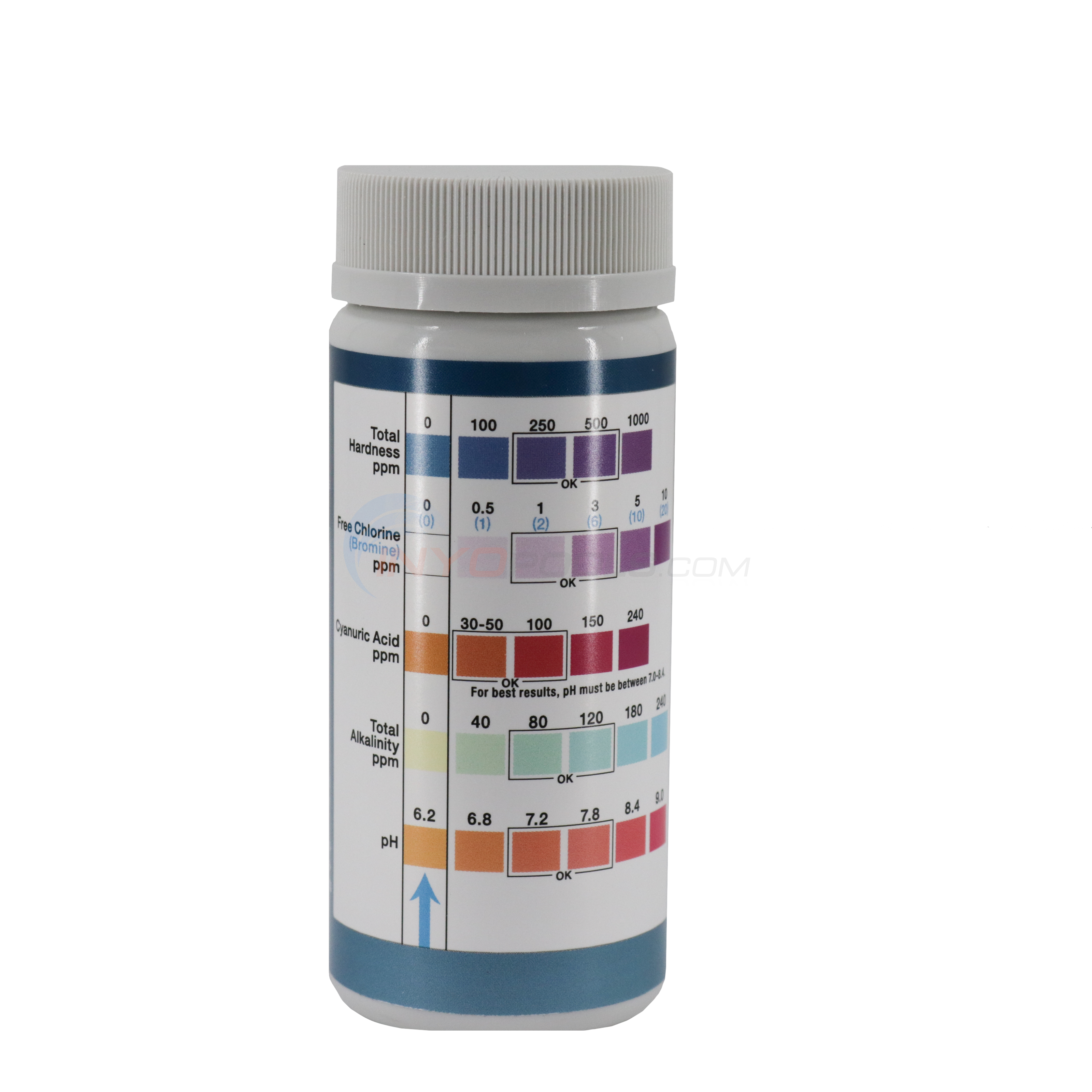 Pureline 5 Way Pool & Spa Test Strips | 100 Count | PL0085