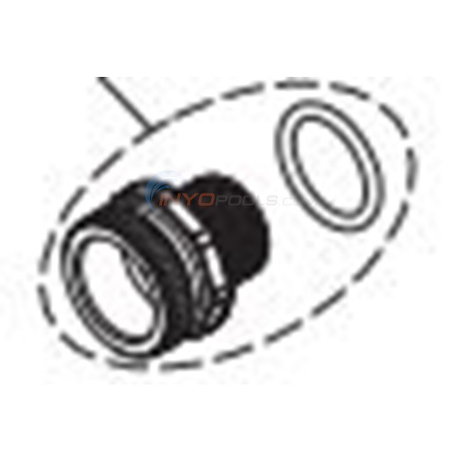 Jandy Bulkhead Fitting With O-Ring for SFSM Filter - R0882400