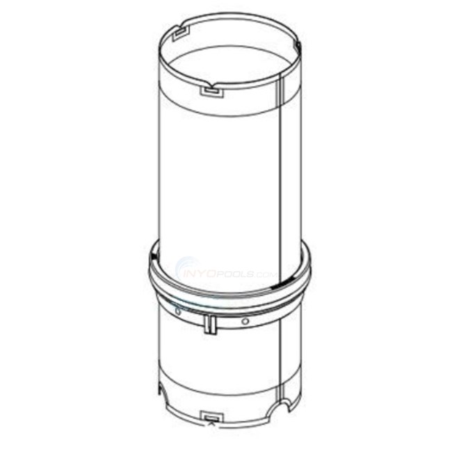 Hayward Stainless Steel Sleeve With O-Rings for 2" Commercial Vessel - GLX-HYDSLEEVE
