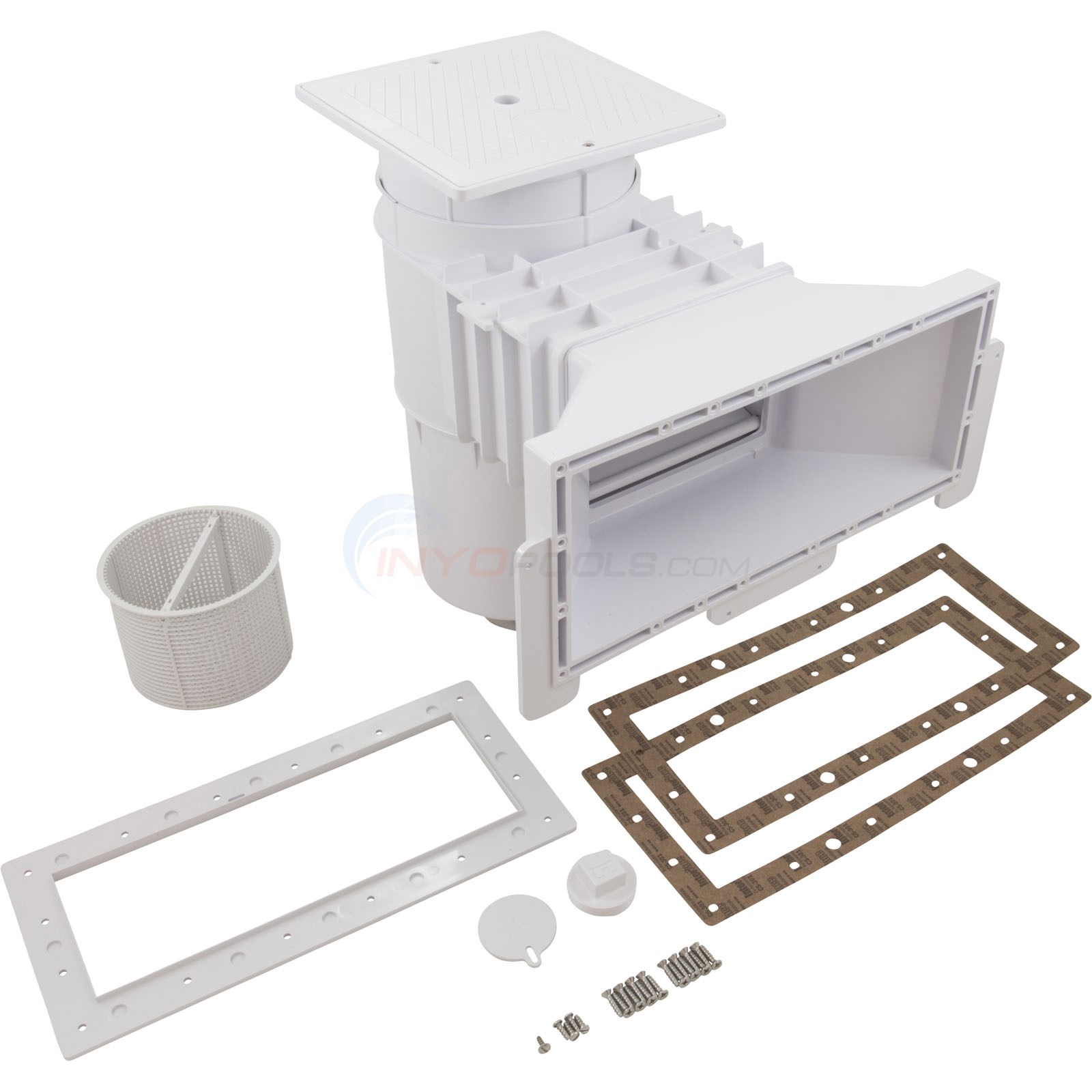 Hayward Auto-Skim Skimmer, Outside Mount, Vinyl/Fiberglass, 1.5" FPT Ports - SP10852OM