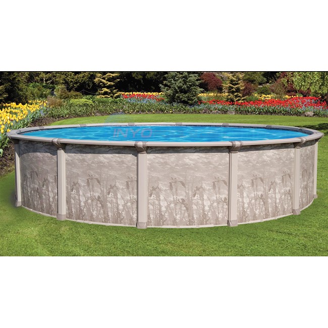 Wilbar 21' x 54" Round Saltwater Above Ground Pool by Venture, Skimmer ONLY Included, No Liner - PVEN2154RSRSRL2