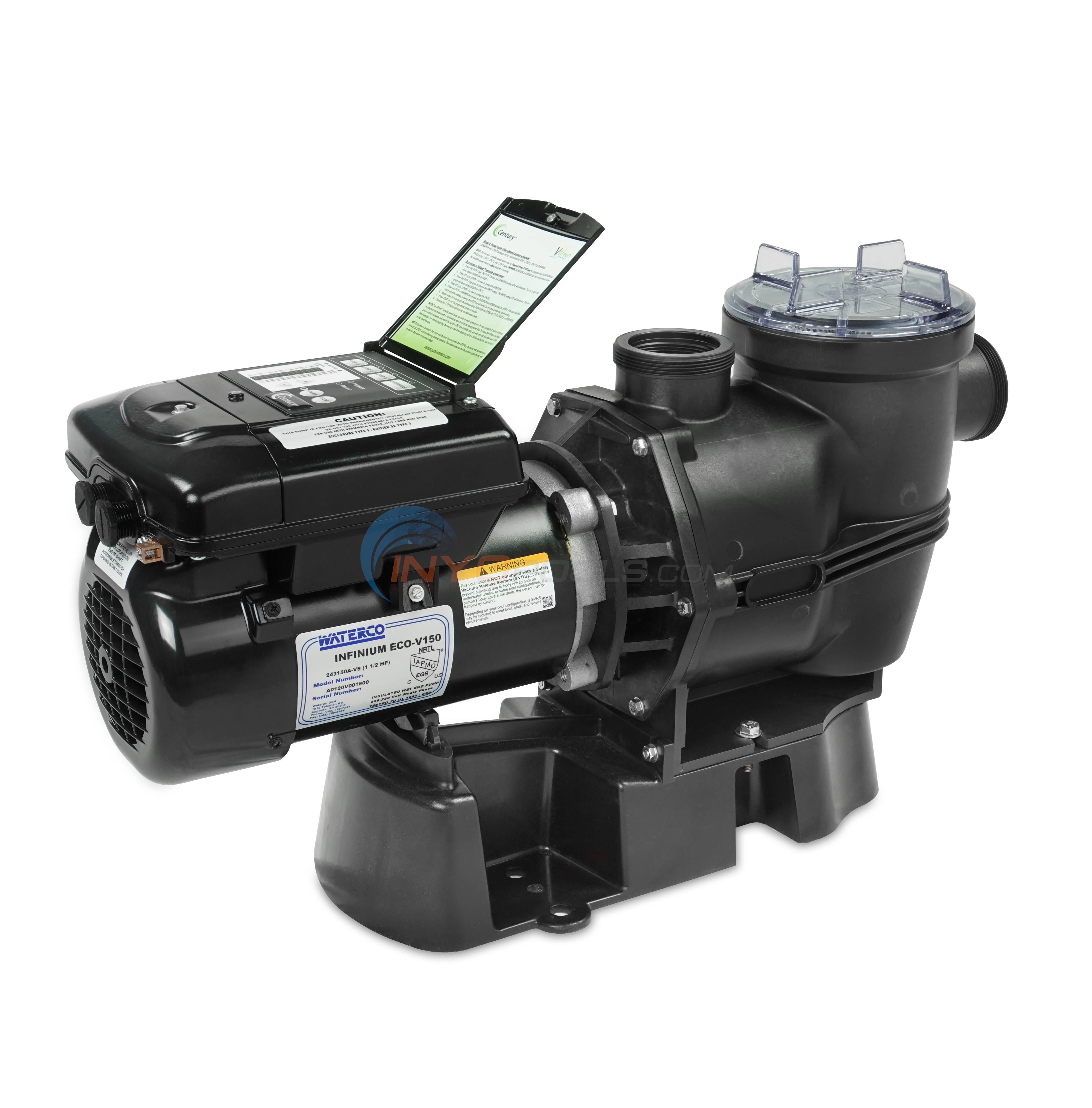 Waterco Infinium ECO V150 InGround Self Priming Variable Speed Pool