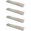 Top Rail 6" Curved 51"  (4 PACK)