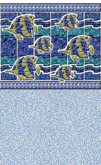 SK Plastics Above Ground Pool Liner 21 Ft Round Jamaica Granite Beaded