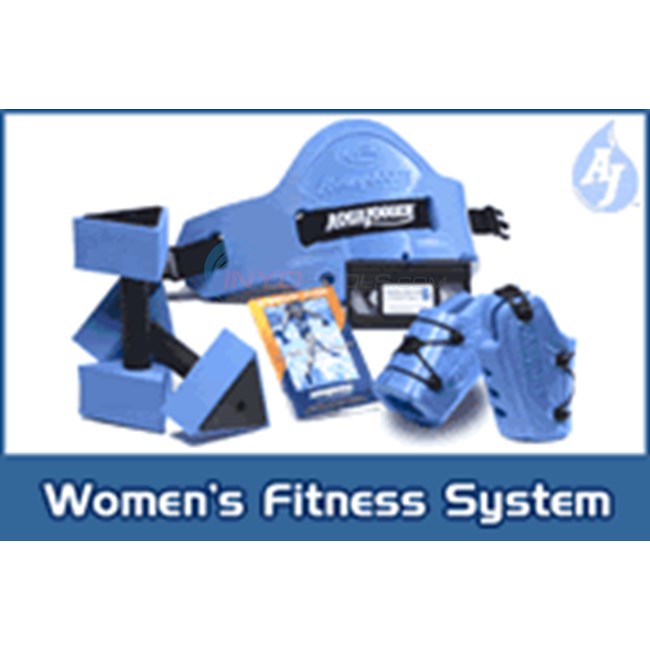 Women's Fitness System AquaJogger Complete Package - Blue - AP455