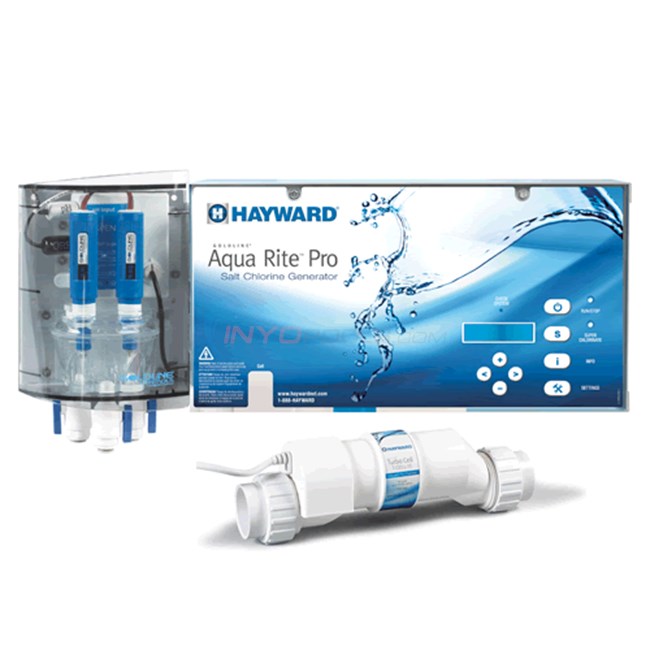 Hayward Aqua Rite Pro Power Supply, Salt Cell, ORP & CO2 Sense & Dispense (15,000 Gallons) - AQRPRO15KSD