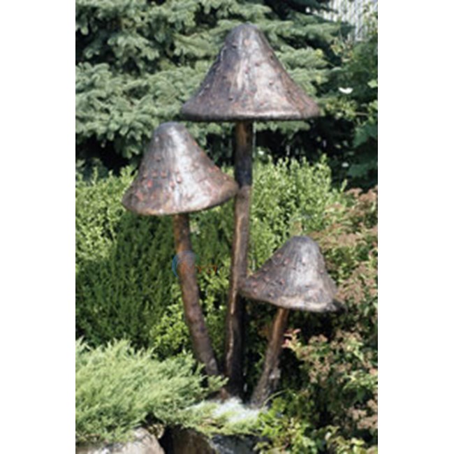 Aquascape Brass Mushrooms Fountain - 50"H - 98362