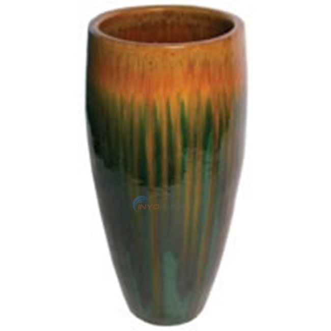 Aquascape Tan/Green Tall Ceramic Urn - 40"H - 98474