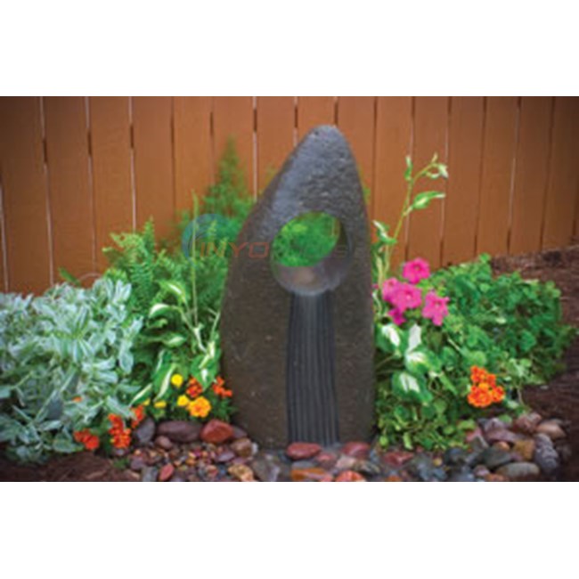 Aquascape Stone Fountain With Circle and Grooves - 98553