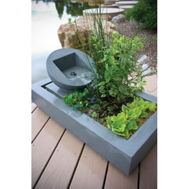 Aquascape Deck Pond - Rectangular/Weathered Concrete Kit - 98863