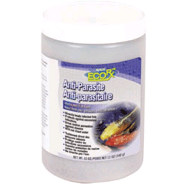 Aquascape Fish Food Medicated Ecorx Anti-parasite 12oz - 99435