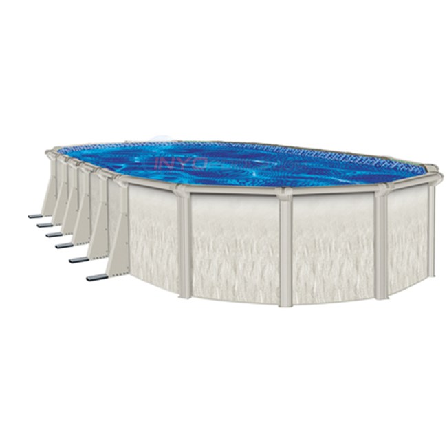 Barbados 21 X 43 Oval 52 Above Ground Pool W Pump Filter Liner Barbados 21 X 43 Oval 52 Above Ground Pool W Pump Filter Liner Skimmer Pbar Bl214352sspss2cp Inyopools Com