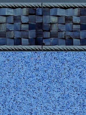 20' x 40' Rect. Inground Pool Liner 20 MIL Blue Cobblestone