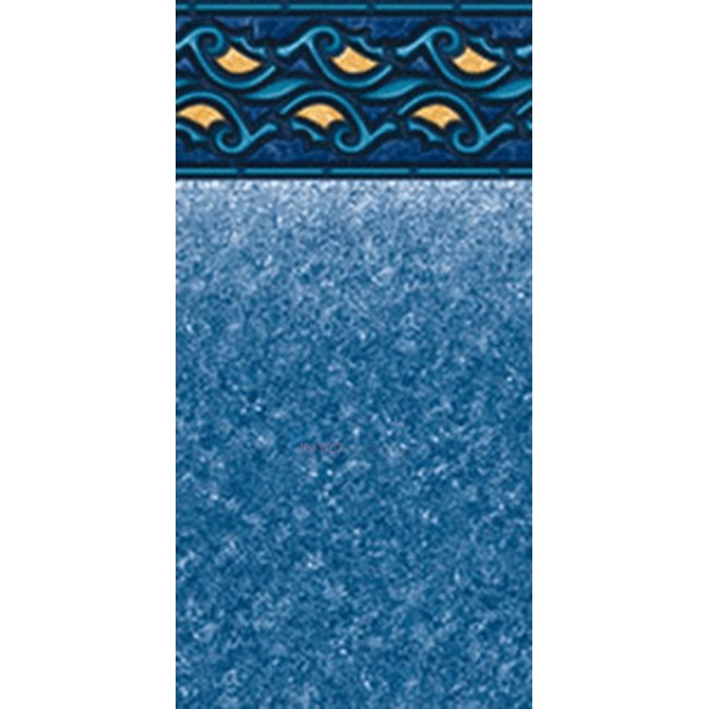 Blue Wave 15' x 33' Oval 48" Depth Unibead Classic Standard Gauge Liner - NL942620