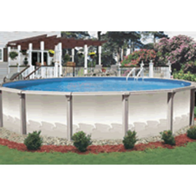 Atlantic Pools 12' x 24' Oval 54" Aruba Above Ground Pool W/ Pump, Filter, Liner & Skimmer - NB1282P
