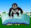 Gorilla Floor Padding 24 ft Round Pool