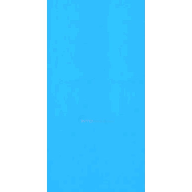 Swimline 15' x 33' Oval 48"-52" Depth Overlap Solid Blue Standard Gauge Liner - NL226-20