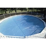 24 ft Round Above Ground Swimming Pool Solar Blanket Cover, 8 Mil, 5 Year Warranty - MW24HVY
