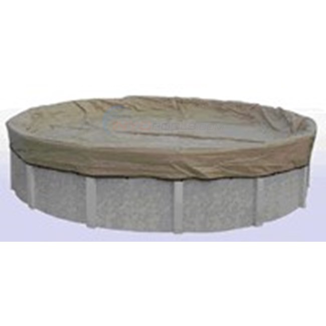 Midwest Canvas Pool Winter Cover for 21 ft Above Ground 20Yr - BT0021