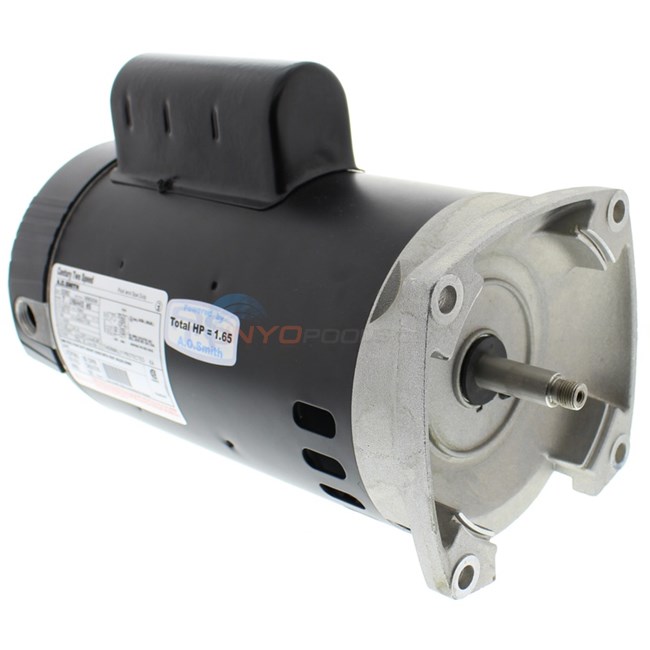 Century (A.O. Smith) 1.0 HP Full Rate Motor, Square Flange 56Y Frame, Dual Speed - Model B2982