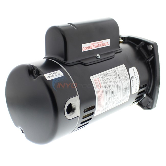 Century (A.O. Smith) .75 HP Full Rate Energy Efficient Motor, Square Flange 48Y Frame, Single Speed - Model QC1072