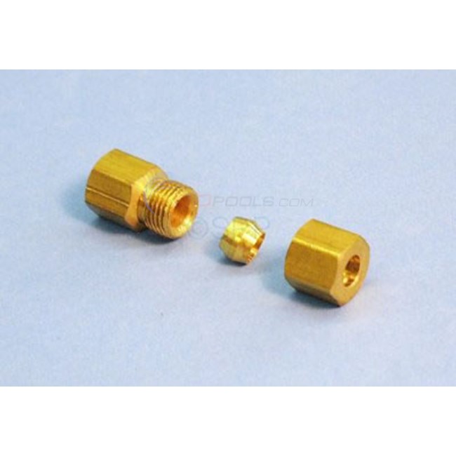 Fitting, Brass 1/8"FPT x 1/4"Tubing - CF-1418