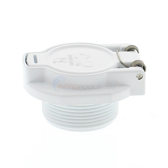 Custom Molded Products Vac Lock 1-1/2in  MIP; White - 25505-000-000