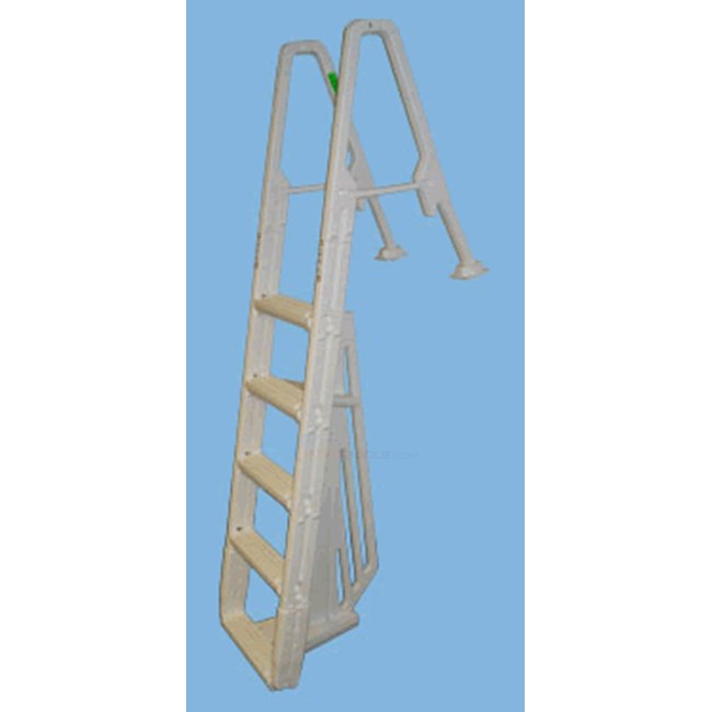 Confer Plastics In Pool 5-Step Ladder w/Barrier - 6100B