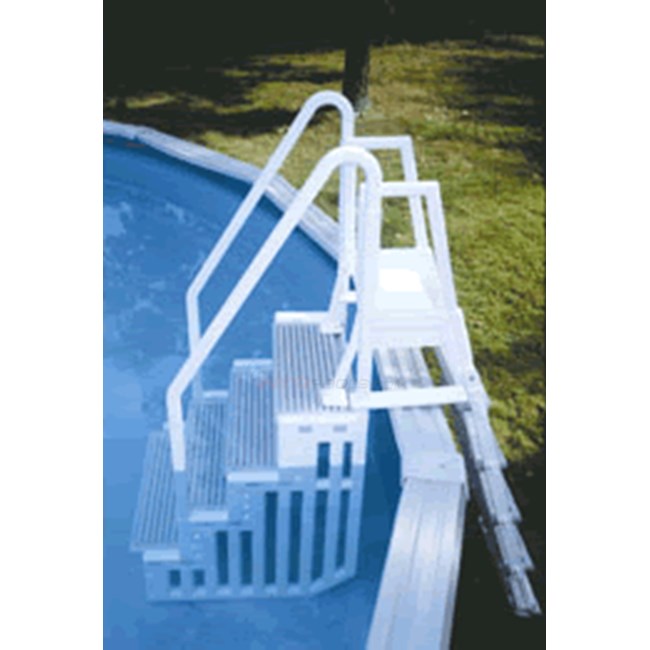 Confer Plastics Step 1 Drop In Step W/ Entry Ladder - STEP1L - INYOPools.com
