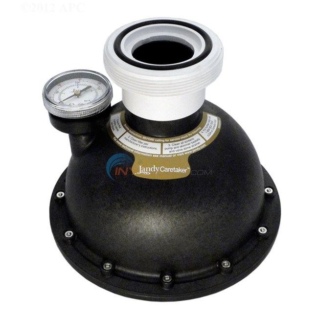 Zodiac Caretaker Water Valve, Complete Upper Housing With Internal Parts and Center Plate - 4-9-2000