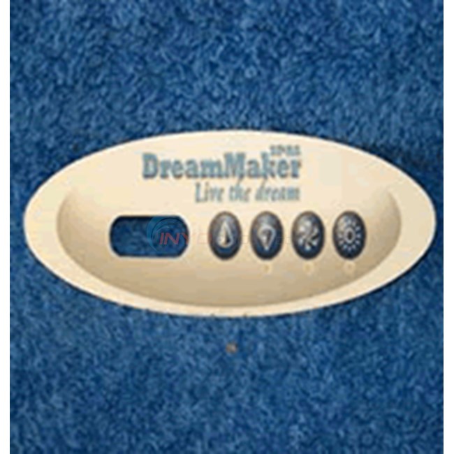 Dream Maker Spa Overlay Sticker for Digital Topside Controller - 407011