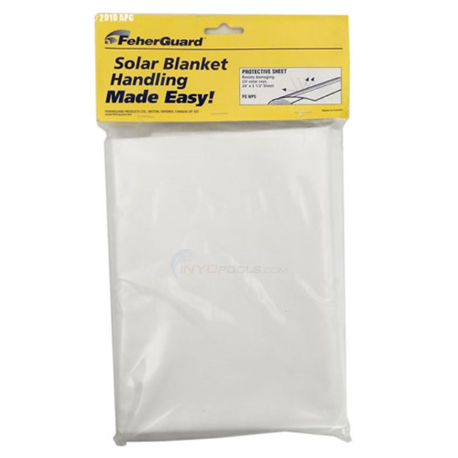 White Protective Sheet, 24' X 3 1/2' (fg-wps) Discontinued Limited Supply
