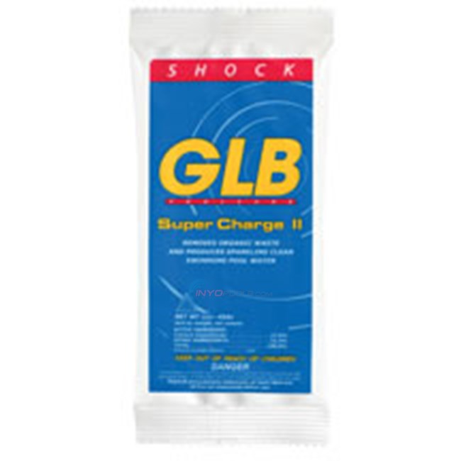 GLB Supersonic, Swimming Pool Shock, 12 Pack of 1 lb. bags - 071442-12