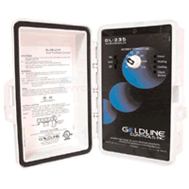 Goldline Controls GL235 Solar Controller w/ Actuator, Valve & Temp Sensors - GLC2PA