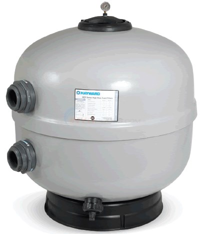 Hayward Commercial Fiberglass Sand Filter, 36in, 3in Flanged, W/O Valve