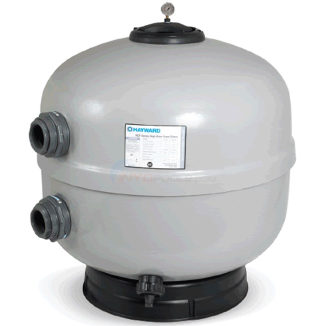 Hayward Commercial Fiberglass Sand Filter, 36in, 3in Flanged, W/O Valve - HCF363