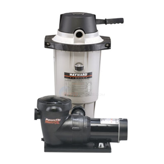 Hayward Perflex DE Filter/Power-Flo Matrix Pump 1 HP (Twist Lock Cord) - EC40C92STL - INYOPools.com