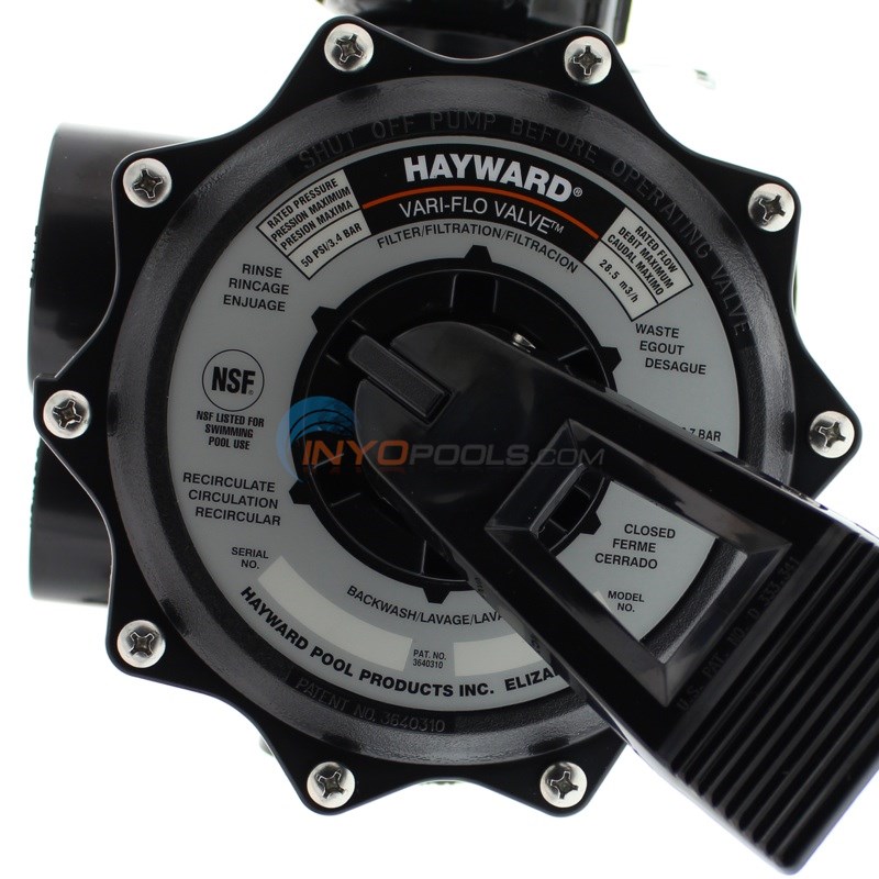Hayward Vari-Flo MPV 2" w/ Gauge - SP0715X62 - INYOPools.com
